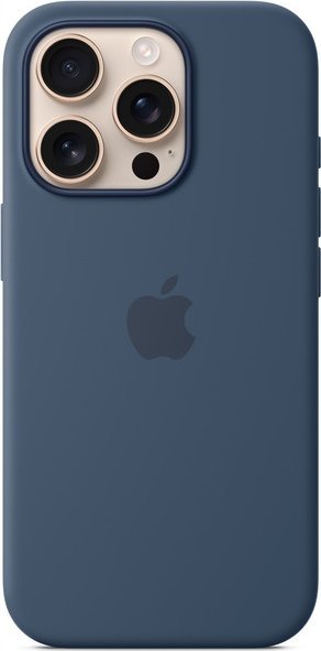 Apple Apple iPhone 16 Pro Silikoninis dėklas with MagSafe - Denim