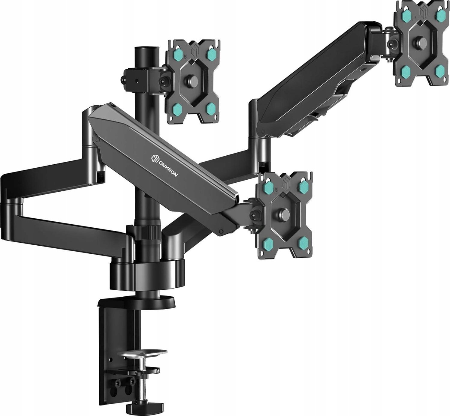 Onkron Uchwyt biurkowy na 3 monitory 13" - 32" (G280)