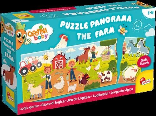 Lisciani Układanka Carotina Baby Puzzle panorama - Farma