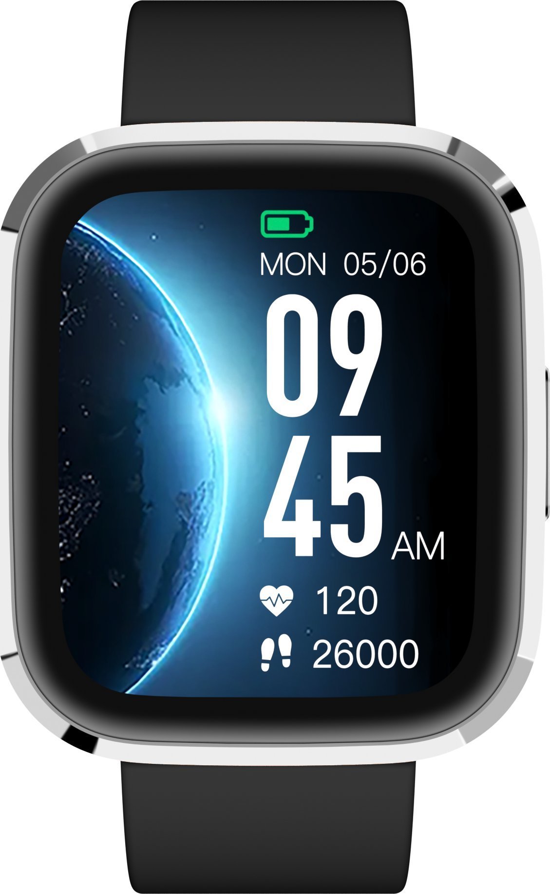 Smartwatch Garett GRC Style Czarno-srebrny
