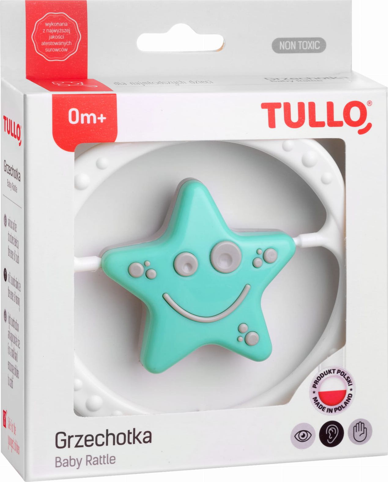 Tullo Grzechotka gwiazdka miętowo-szara 171 Tullo