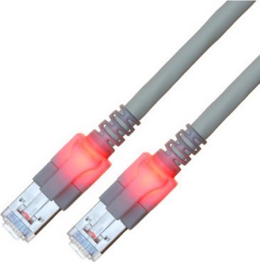 SACON Kabel saCon S/FTP kat. 6 (klasa E), LSOH, szary, 0,5 m