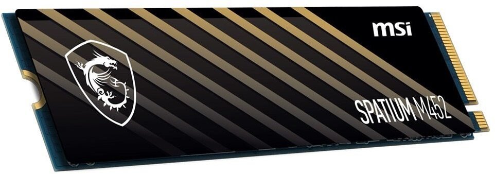 Dysk SSD MSI Spatium M452 500GB M.2 2280 PCI-E x4 Gen4 NVMe (S78-440K210-P83)