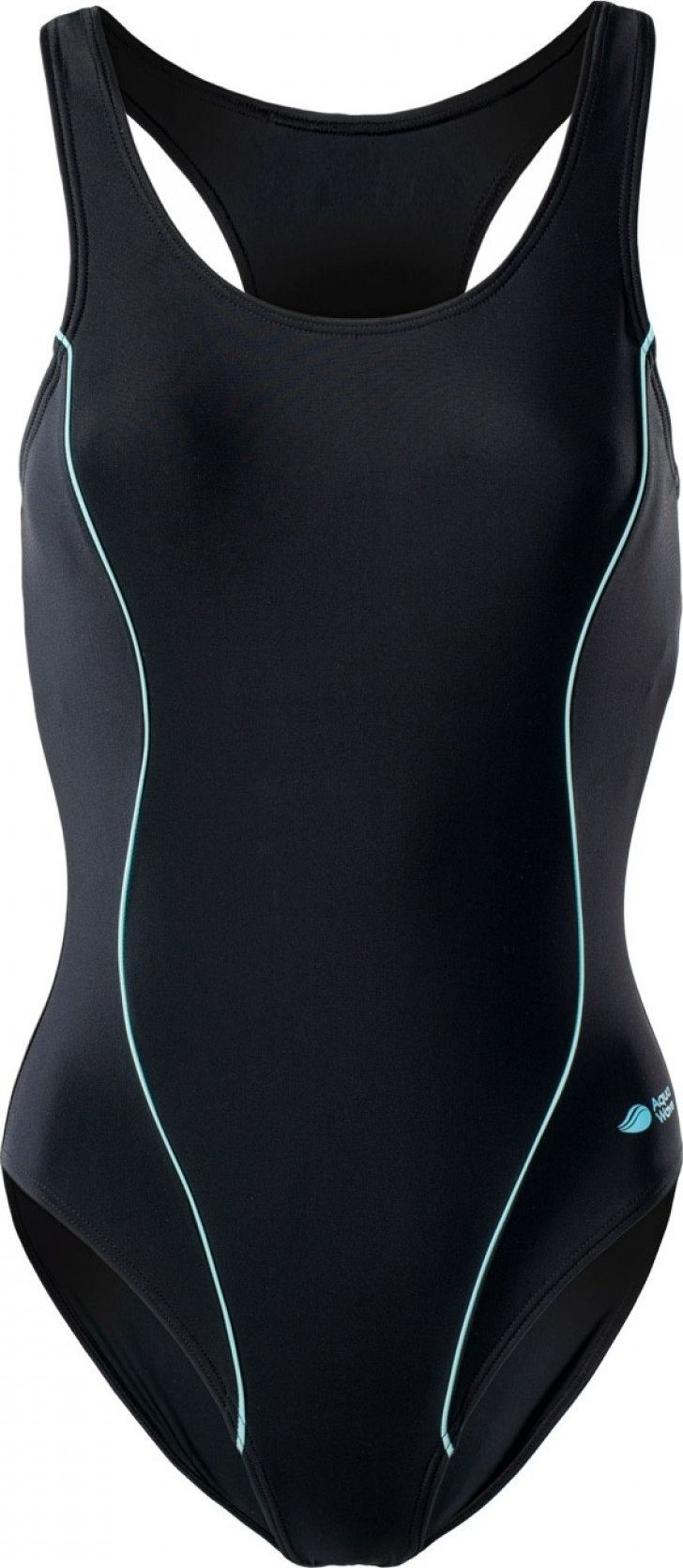 AquaWave Strój kąpielowy Abira Black/Aqua Splash r. S