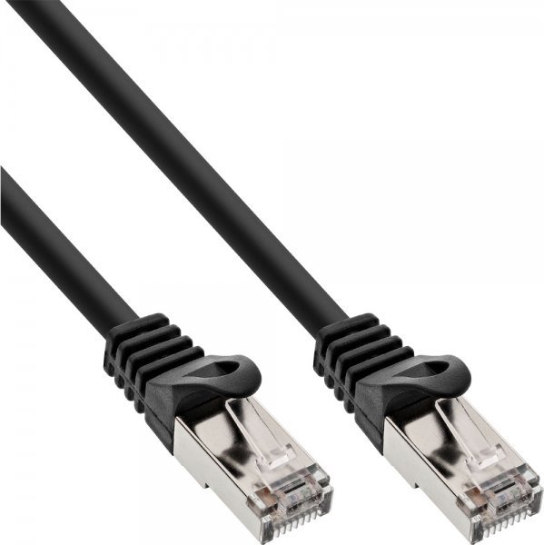 Фото - Кабель InLine 25pcs. pack Bulk-Pack ® Patch cable, SF/UTP, Cat.5e, black, 5 