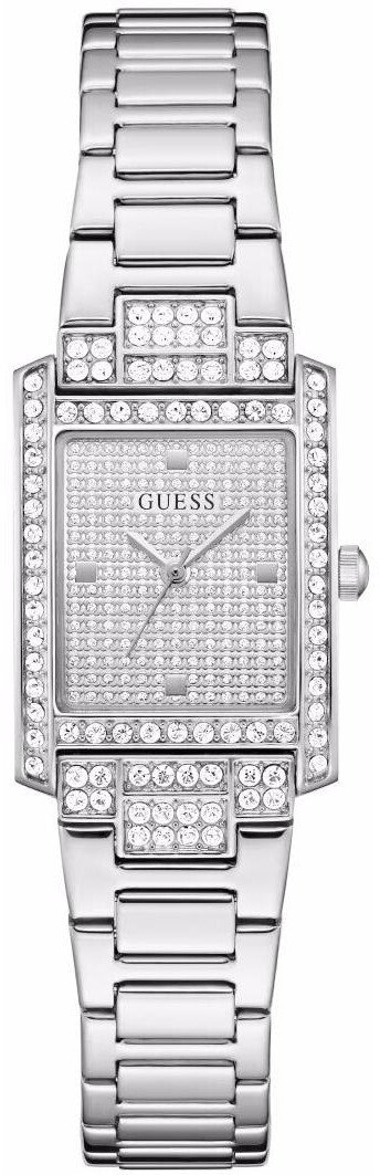 Zegarek Guess Zegarek damski Guess GW0995L1 CYRKONIE srebrny