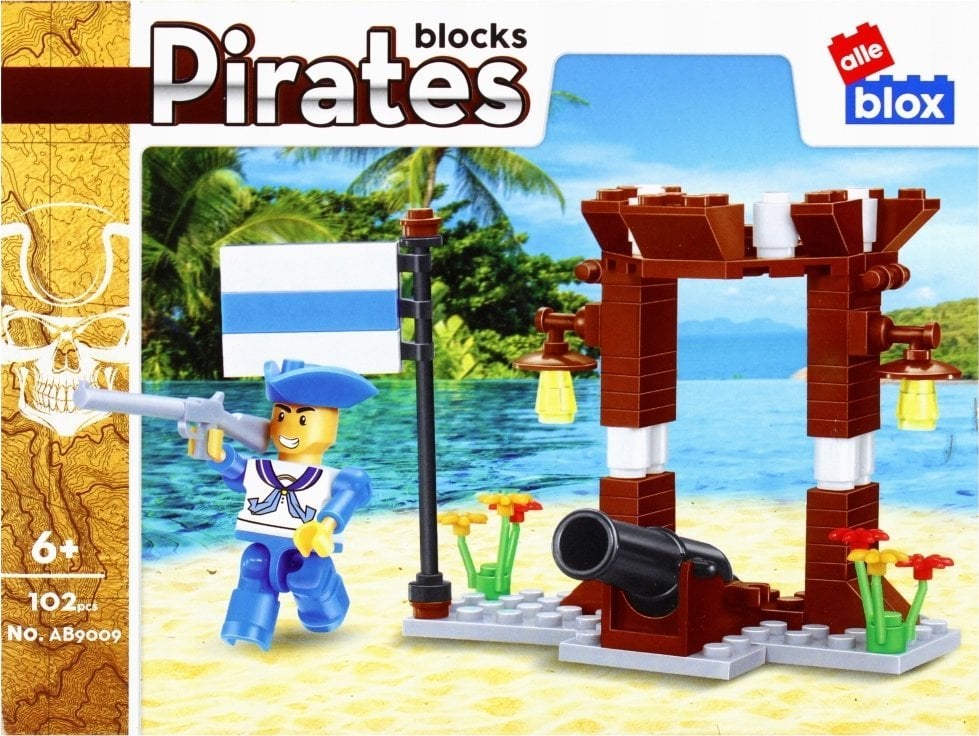 ALLEBLOX KLOCKI KONSTR PIRAT 102EL 19X7X5 PUD