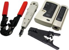 LogiLink Zestaw narzędzi sieciowych 4 elementy (WZ0012)