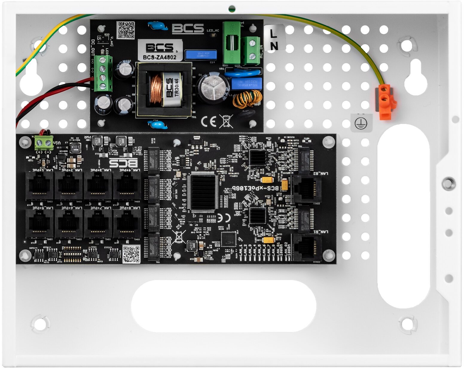 Switch PoE dla 8 kamer IP BCS-IP8Gb/E-S/E