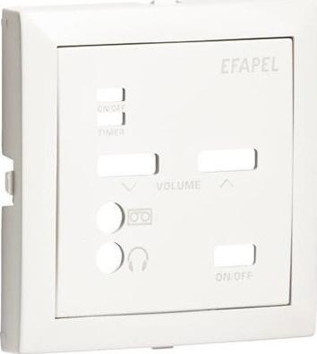 Efapel EFAPEL AQUARELLA ELEMENT CENTRALNY DO STEROWNIKA DŹWIĘKU STEREO PEŁOWY 90702 TPE