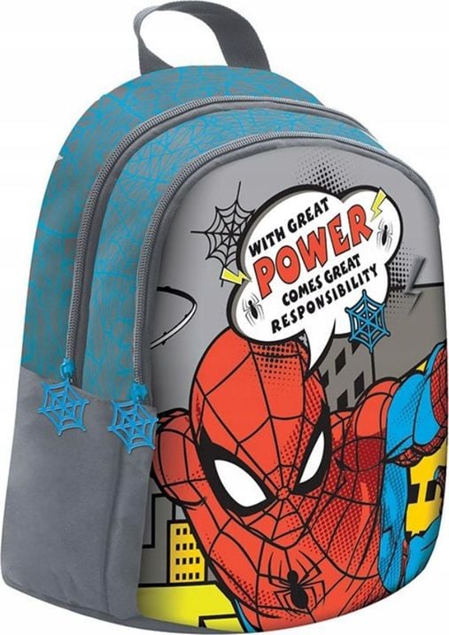 Beniamin Plecak szkolny Spider Man szary