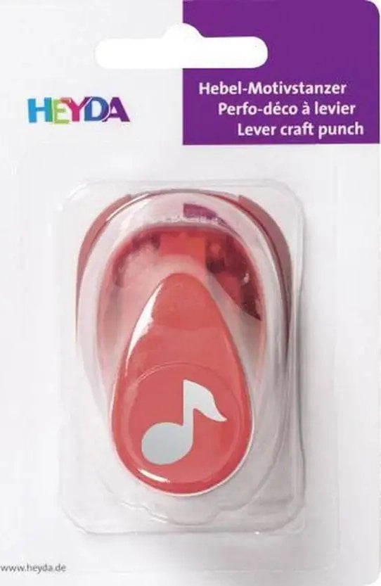 FANDY Dziurkacz ozdobny średni 17mm nutka