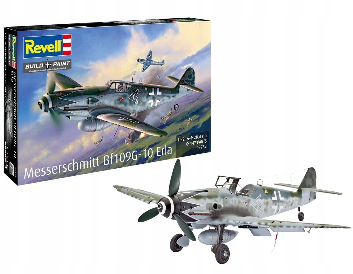 Model plastikowy samolot Messerschmitt Bf109G-10 Erla 1:32