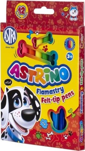 Astra Flamastry ASTRINO 12 kolorów Astra