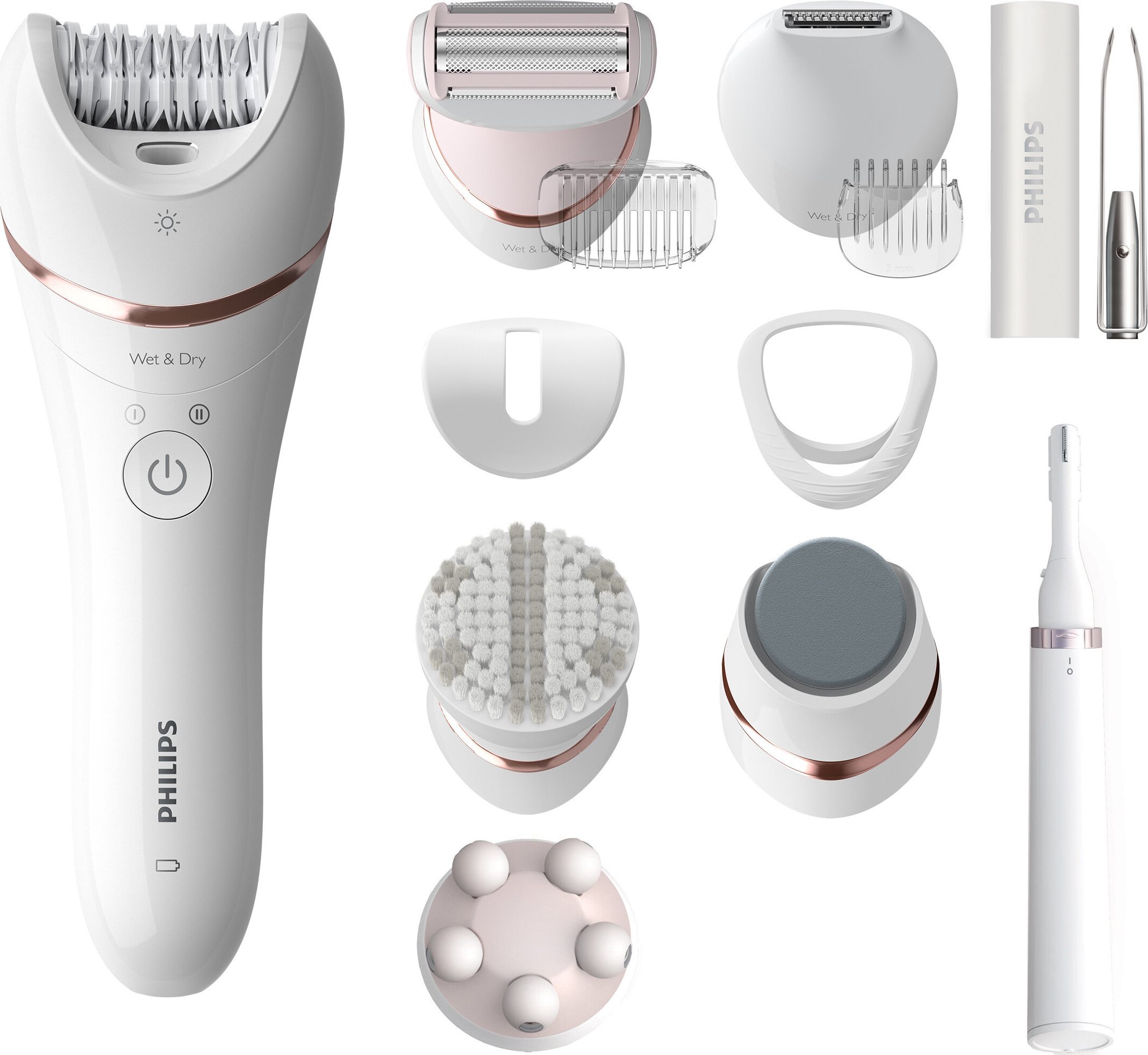 Depilator Philips Series 9000 Beauty Set BRE740/90