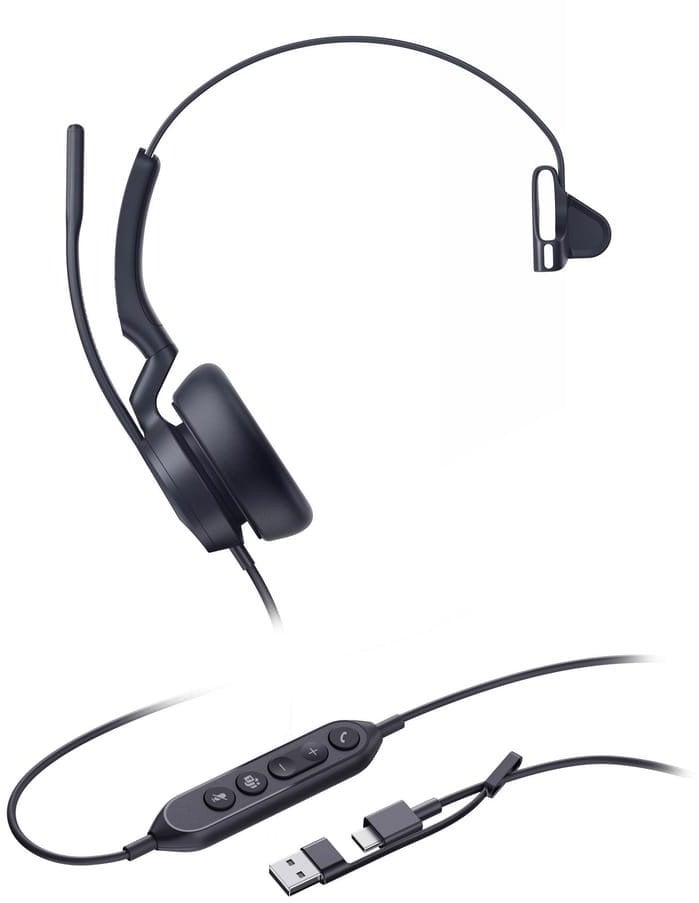 Фото - Навушники Yealink Słuchawki  UH46 Mono Teams USB-C/A 