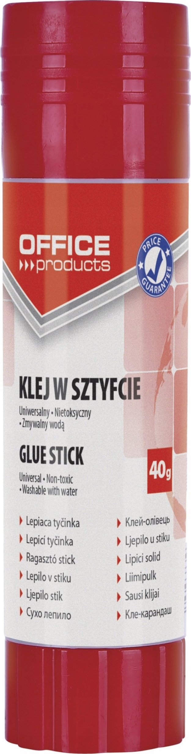 Office Products Klej w sztyfcie PVA 40g 12szt