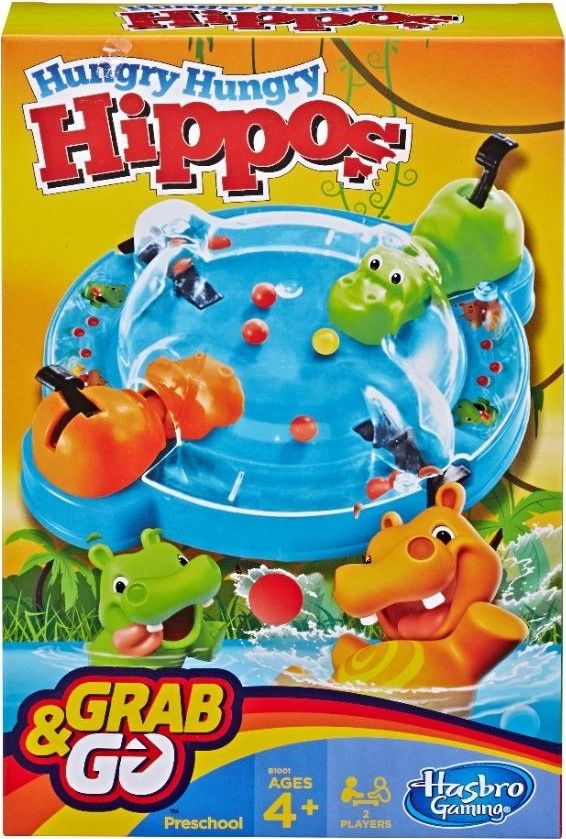 Hasbro Gra Hungry Hungry Hippo Grab and Go (B1001)