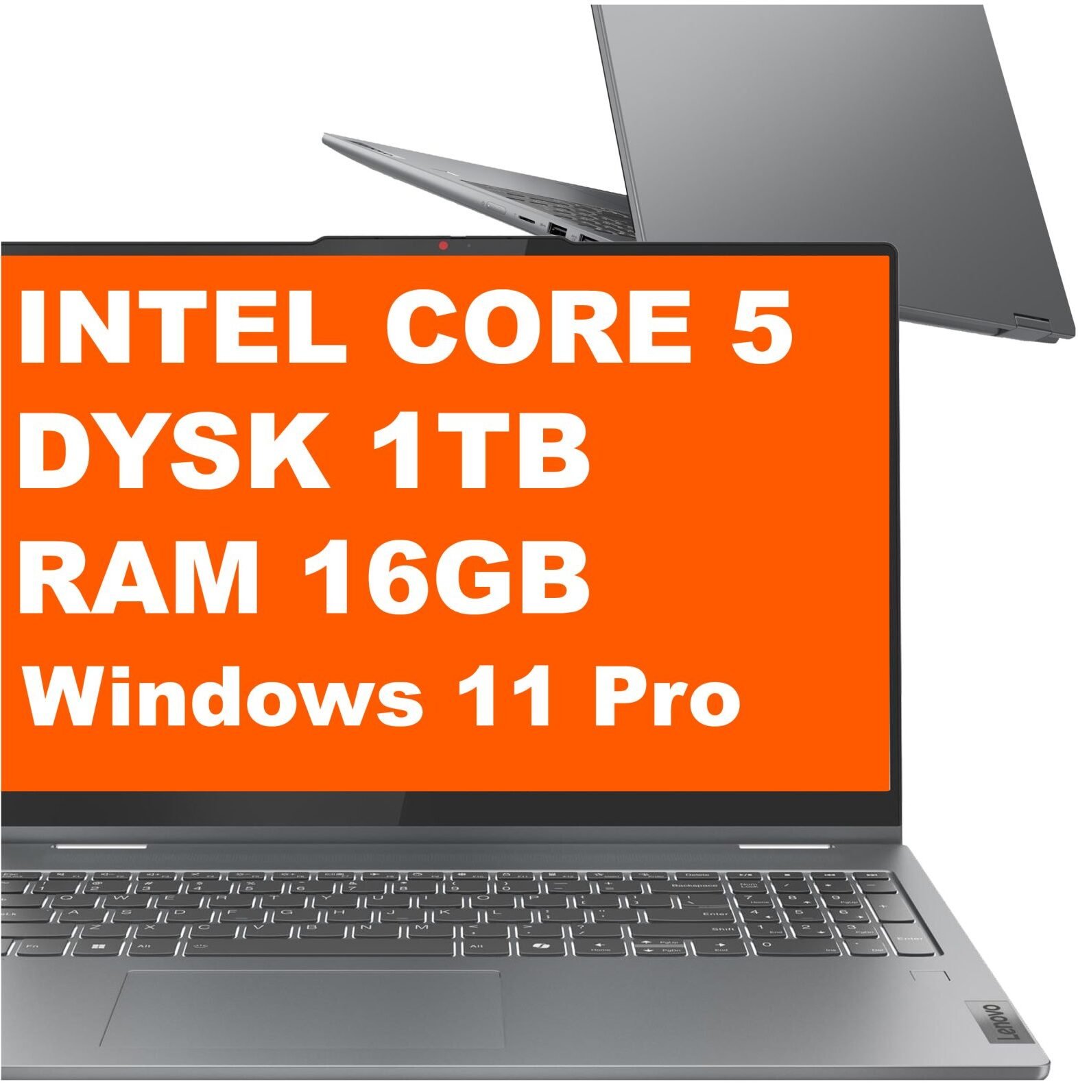Lenovo IdeaPad 5 2-in-1 16IRU9 Core 5 120U / 16 GB / 1 TB / W11 Pro (83DU004VUS)