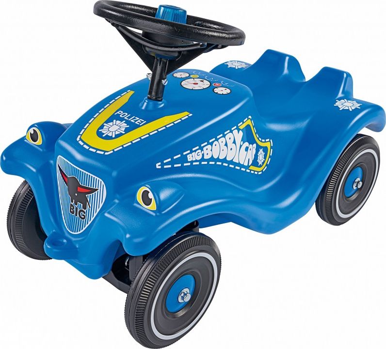 Big Jeździk Pchacz Bobby Car Policja Dźwięk