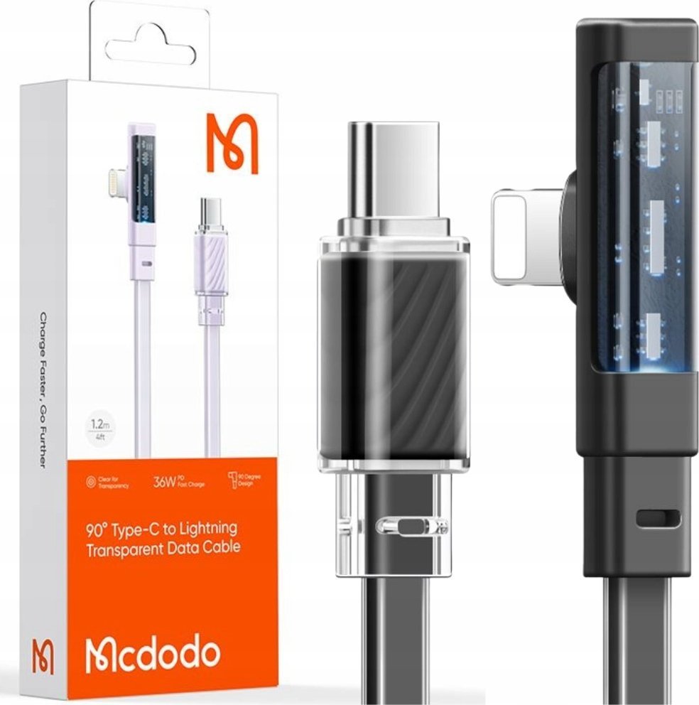 Kabel USB Mcdodo USB-C - Lightning 1.8 m Czarny
