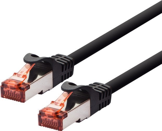 LOGON TCF66F200BL kabel sieciowy Czarny 20 m Cat6a U/UTP (UTP)