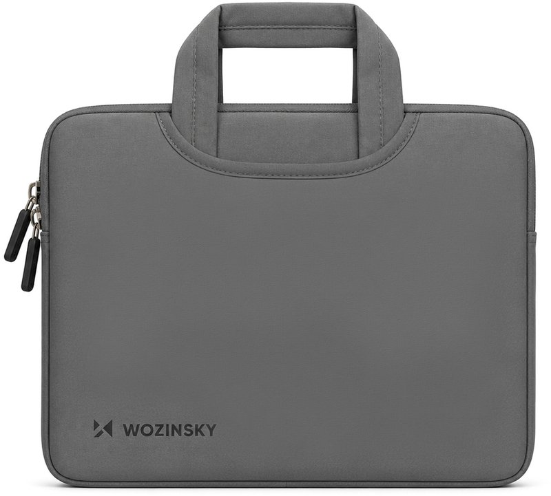 Torba Wozinsky Na laptop WNT-11G 10-11" z chowaną rączką neoprenowa - szara (5907769388477)