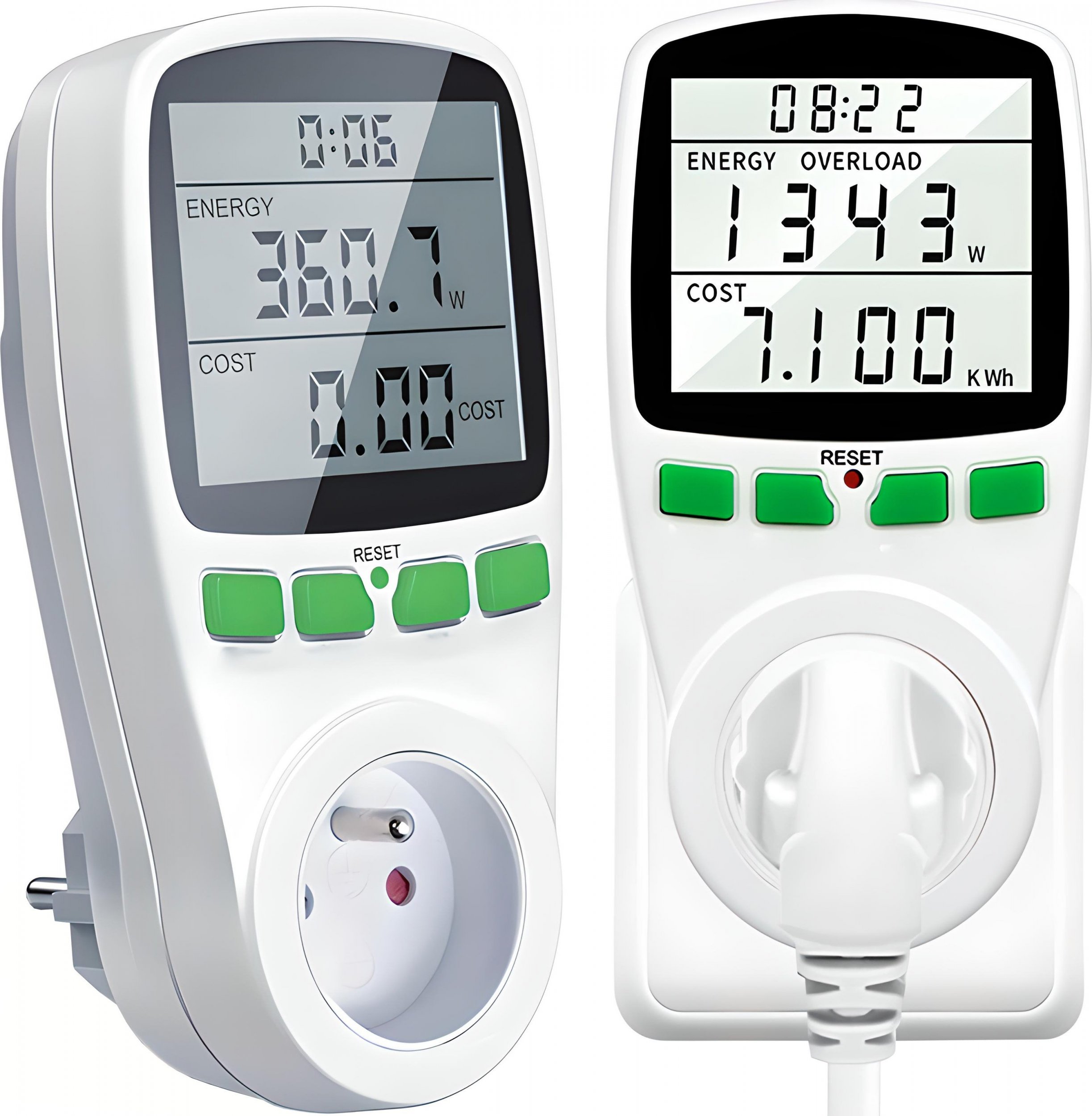 Retoo Licznik zużycia energii prądu watomierz