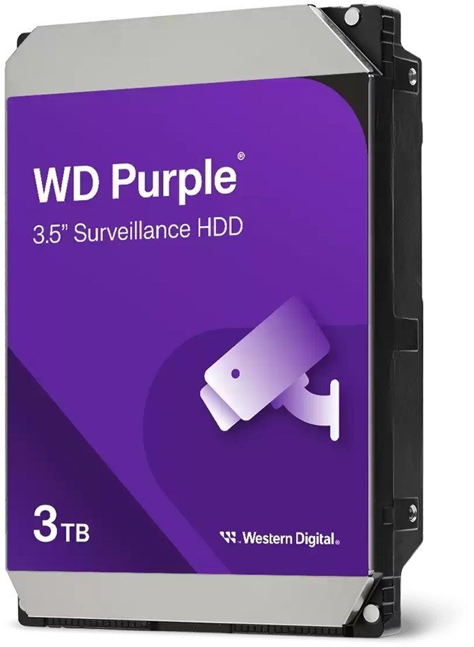 Dysk serwerowy WD Purple 3TB 3.5'' SATA III (6 Gb/s) (WD34PURZ)