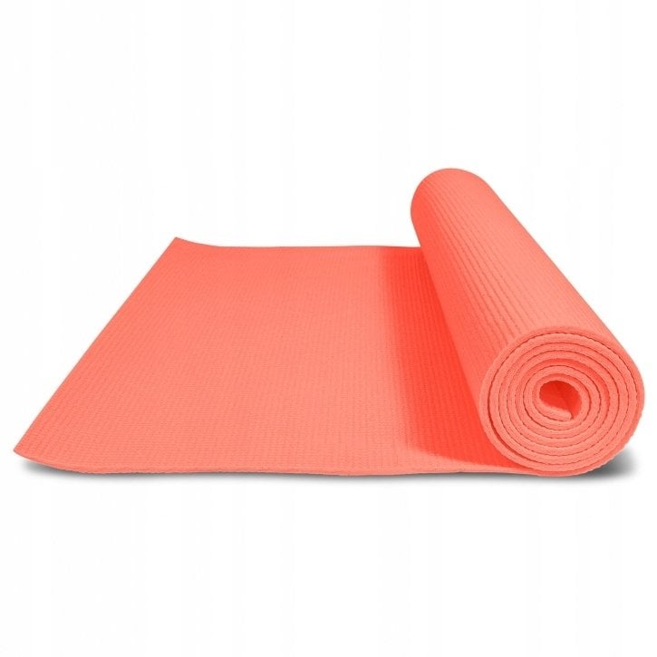 Gorilla Sports Mata do jogi PVC korali czerwień