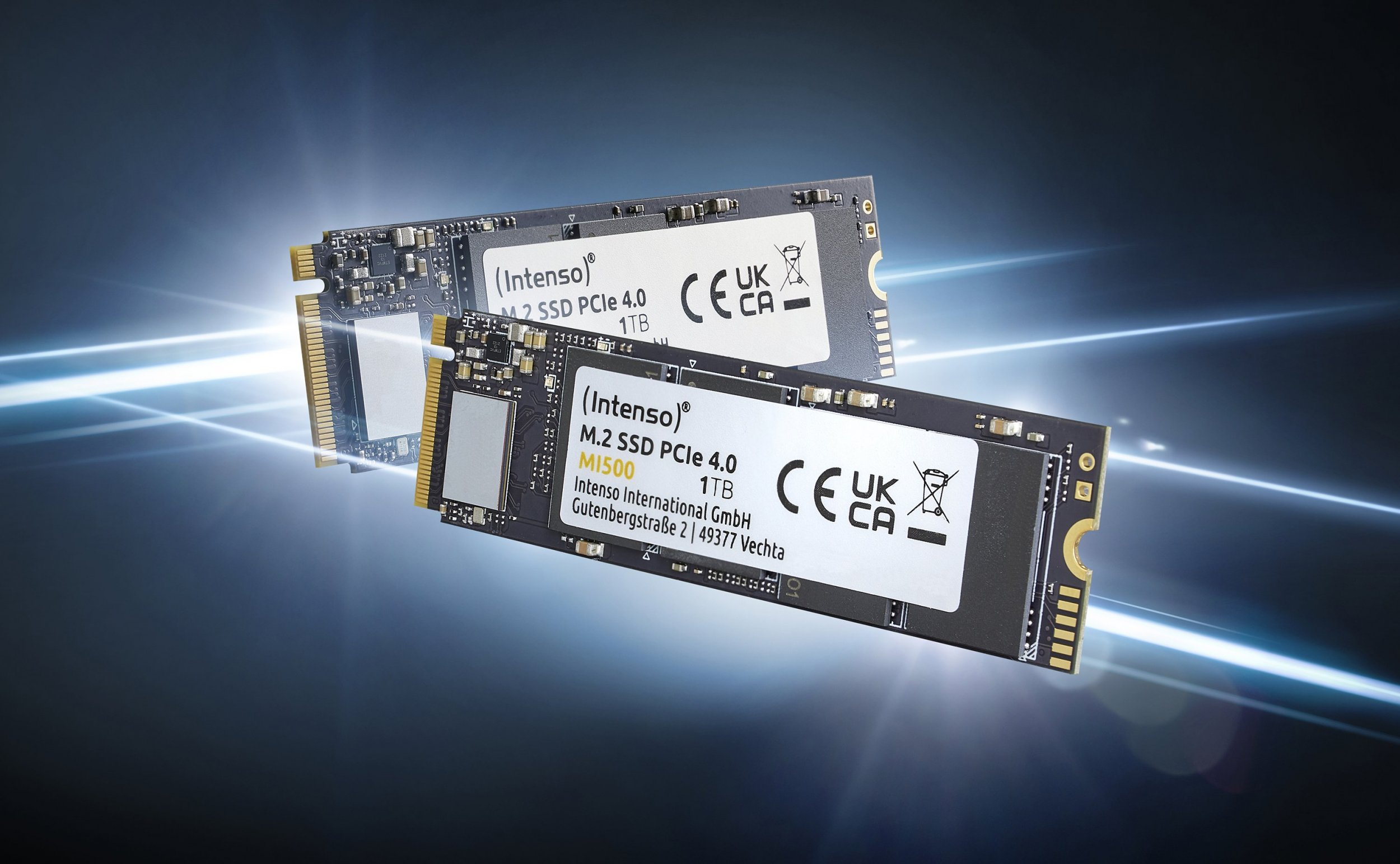Dysk SSD Intenso MI500 1TB M.2 2280 PCI-E x4 Gen4 NVMe (3836460)