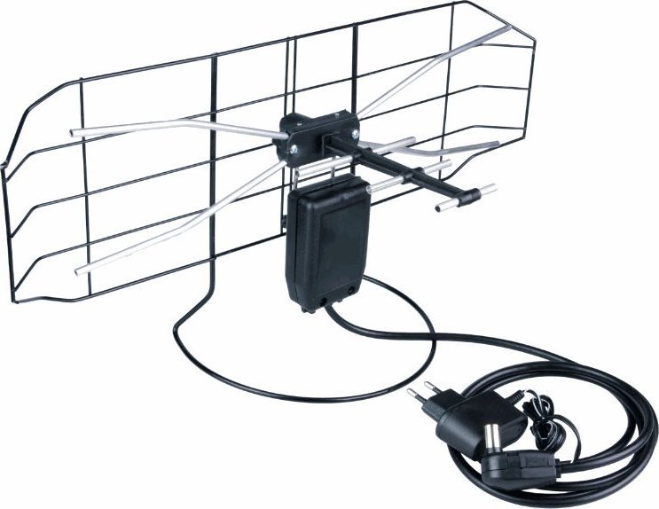 Antena RTV DPM Solid ANTENA POKOJOWA SIATKOWA ZE WZMACNIACZEM ZASILACZ