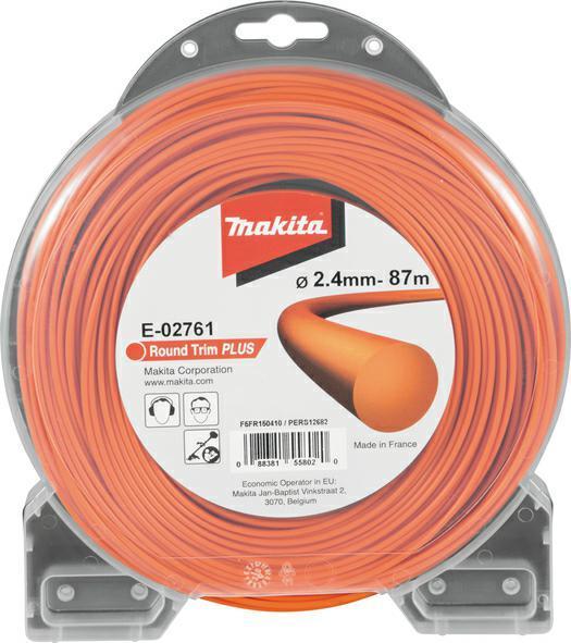 Makita Żyłka nylonowa okrągła 2,4mm/87m ME-02761
