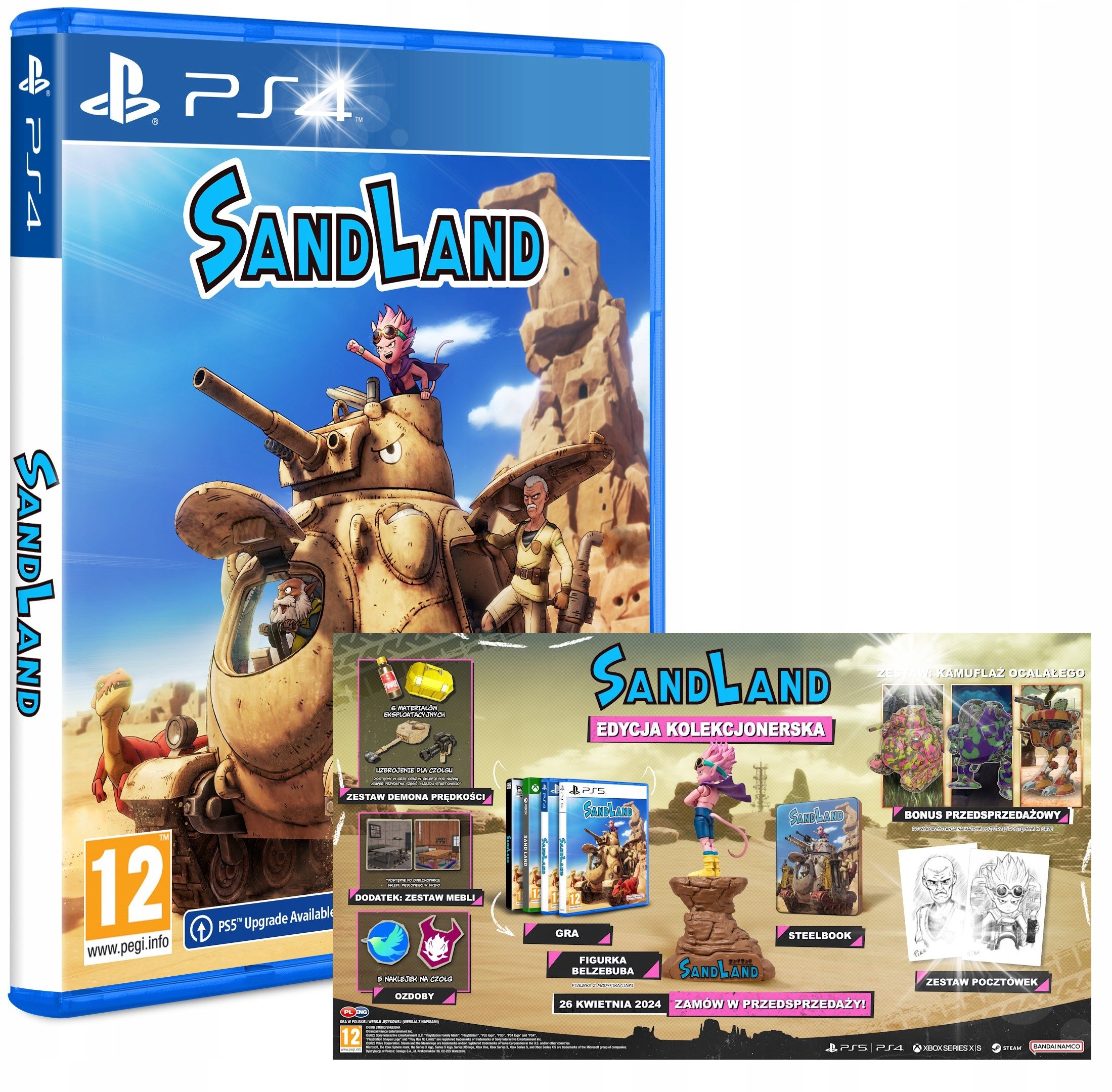Gra na PS4 - Sand Land Edycja Kolekcjonerska - Akcja RPG 12+