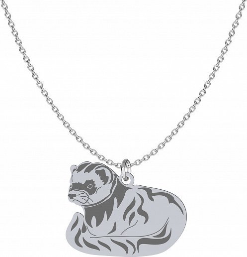 Radziszewska Jewellery Srebrny Naszyjnik z FRETKĄ DEDYKACJA
