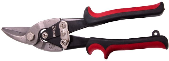 ROOKS NOŻYCE DO BLACHY, LEWE 250 MM, CRV-TIN