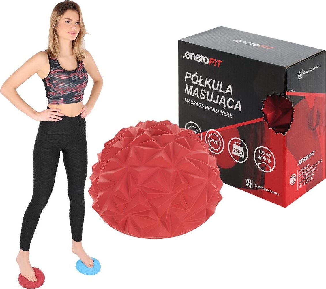 Triton PÓŁKULA SENSORYCZNA DO MASAŻU DIAMENT BORDOWA ENERO FIT