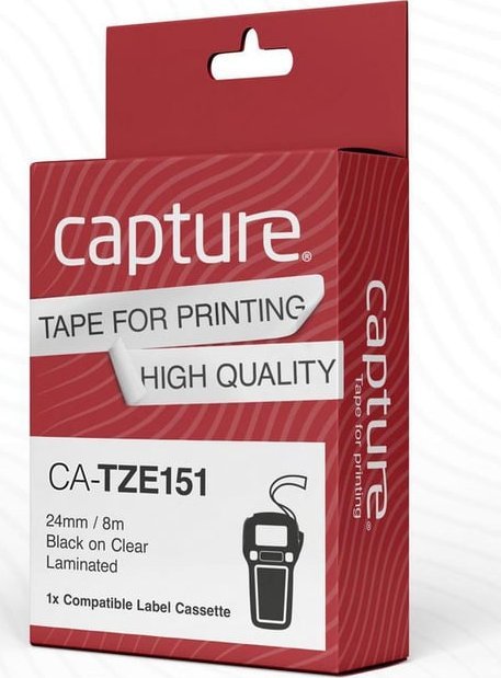 Capture 24mm x 8m Black on