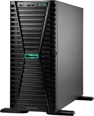 HPE ProLiant ML110 Gen11 5416S 2.0GHz 16c 1P 2x32GB-R 8SFF MR408i-o 2x960GB SSD 2x1000W PS EU Server