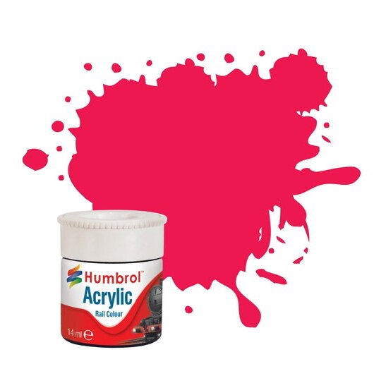 WITTMAX Acrylic Maling Rail Colours Buffer Beam Red
