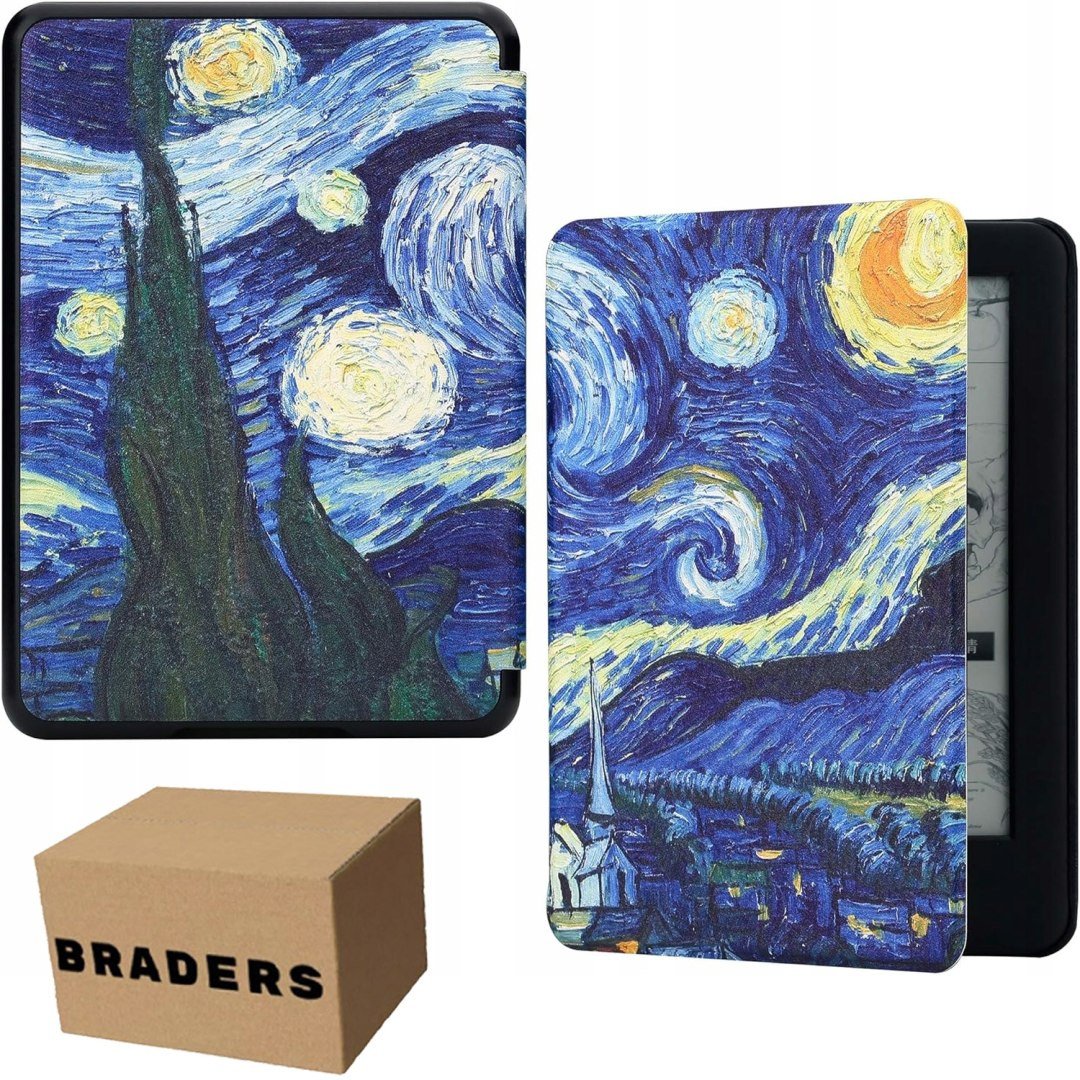 Pokrowiec Etui na Kindle 10 2019 6" - Van Gogh Gwiaździsta Noc Pokrowiec