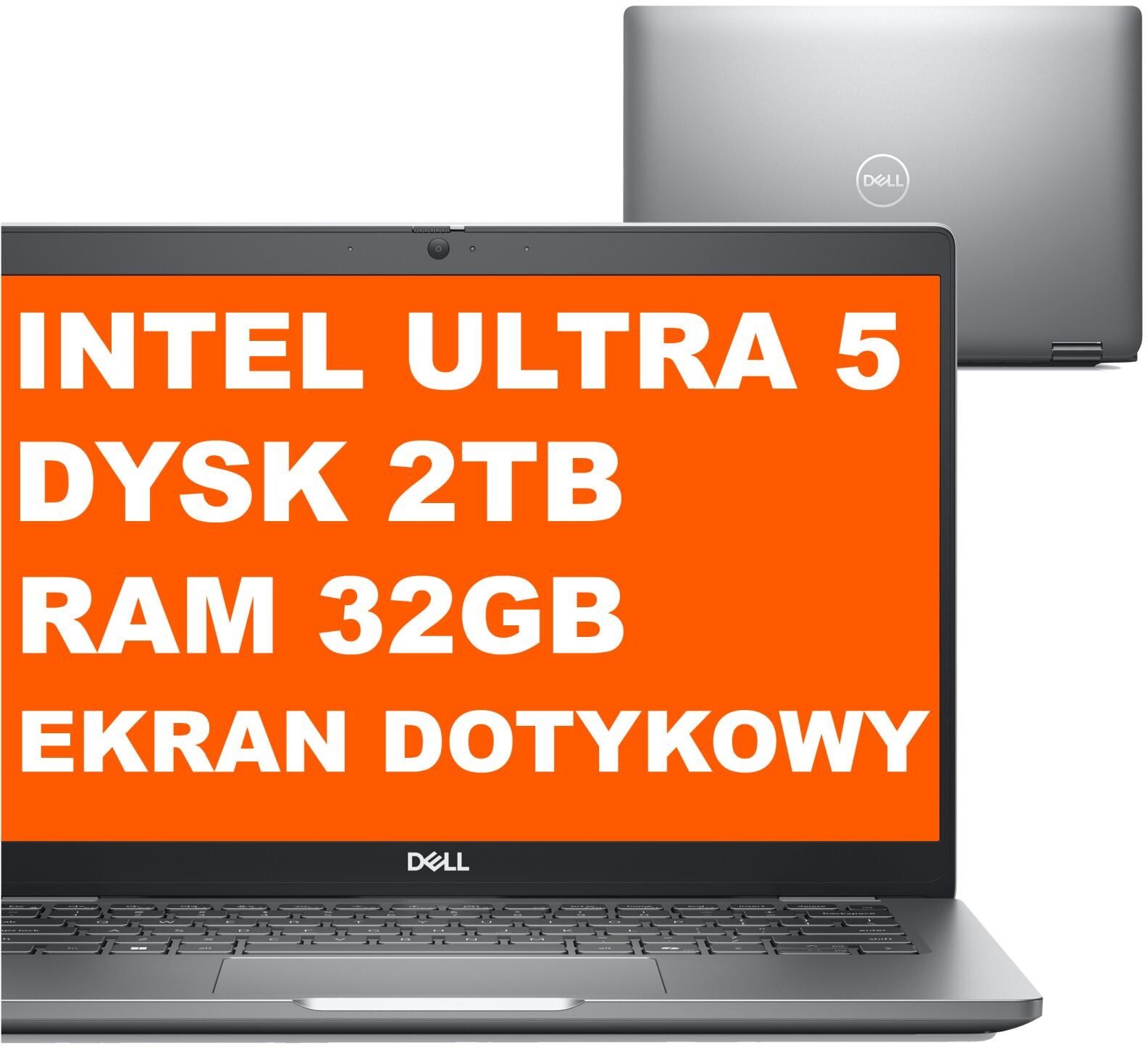 Laptop Dell Laptop Dell Latitude 5350 2w1 / LAT0172850-R0025524-SA / Ultra 5 / 32GB / 2TB / Intel Graphics / FHD / W11 Pro / Dotyk / Szary