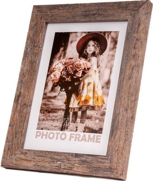 Ramka Narvik 13x18 3 brązowa