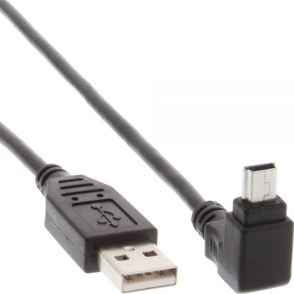 Фото - Кабель InLine Kabel USB  USB-A - miniUSB 0.5 m Czarny  (34105)