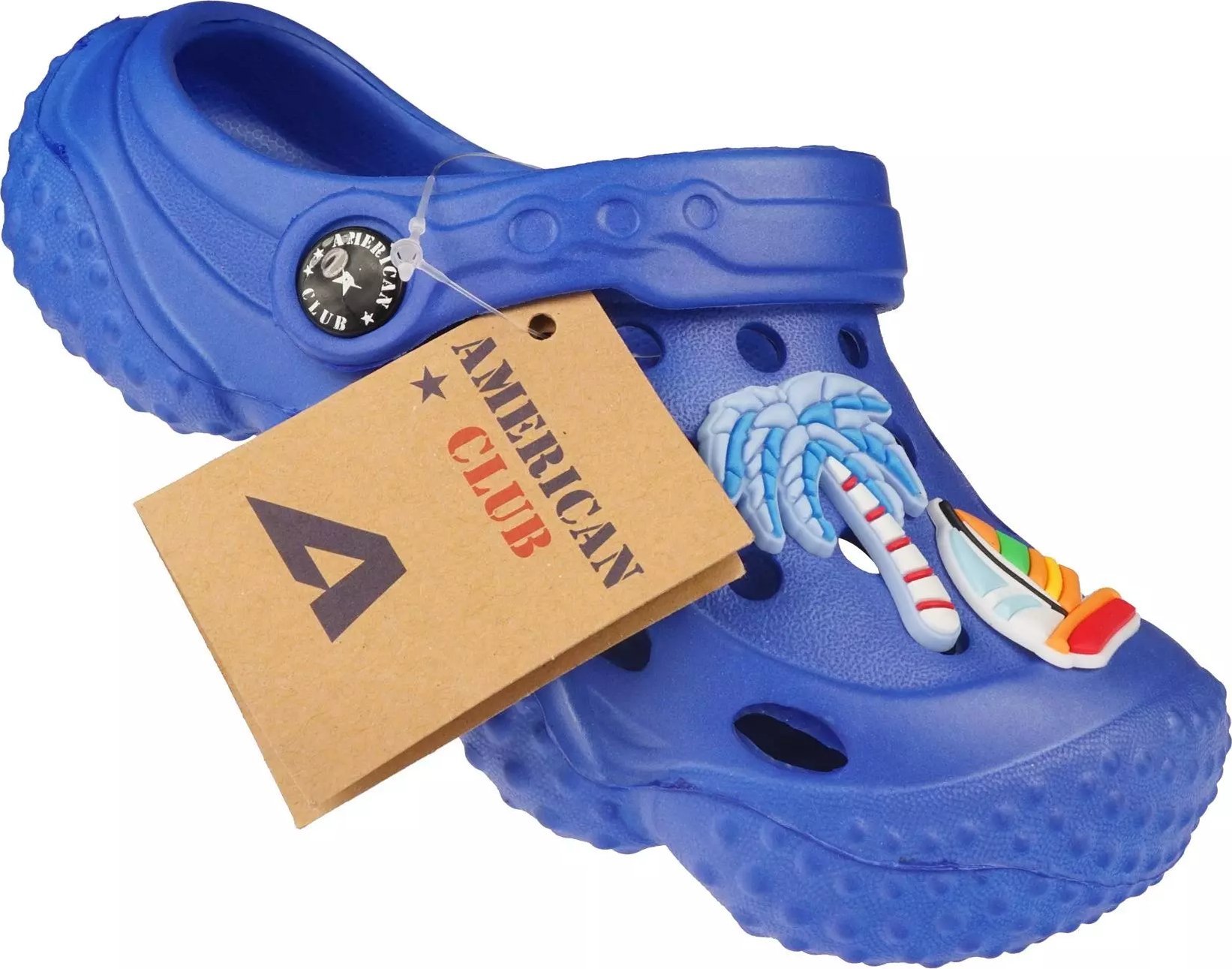American Club Dziecięce klapki basenowe American Club NH-144/24 niebieskie 29