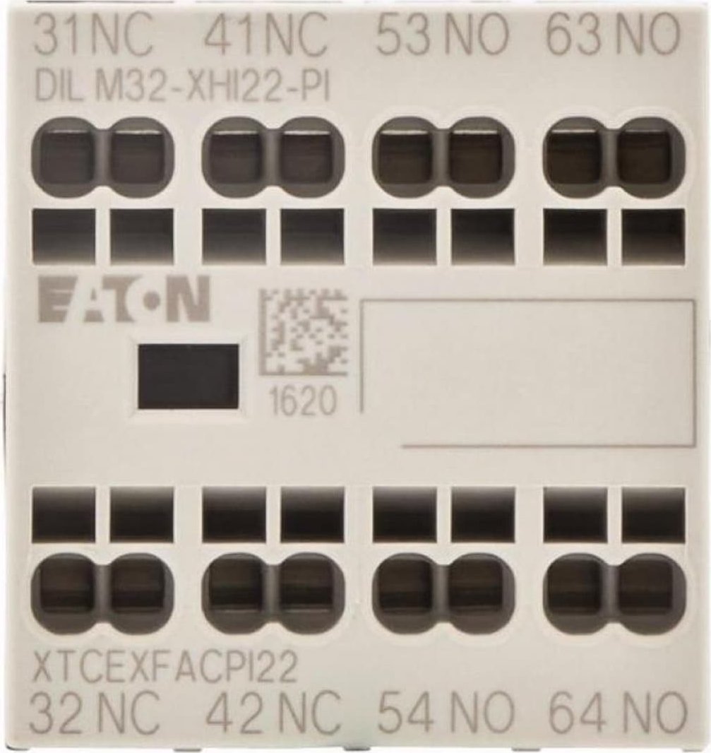 Eaton Moduł styków pomocniczych 4-biegunowe 16A 2Z+2R mocowanie czołowe zaciski sprężynowe Push-In 1...
