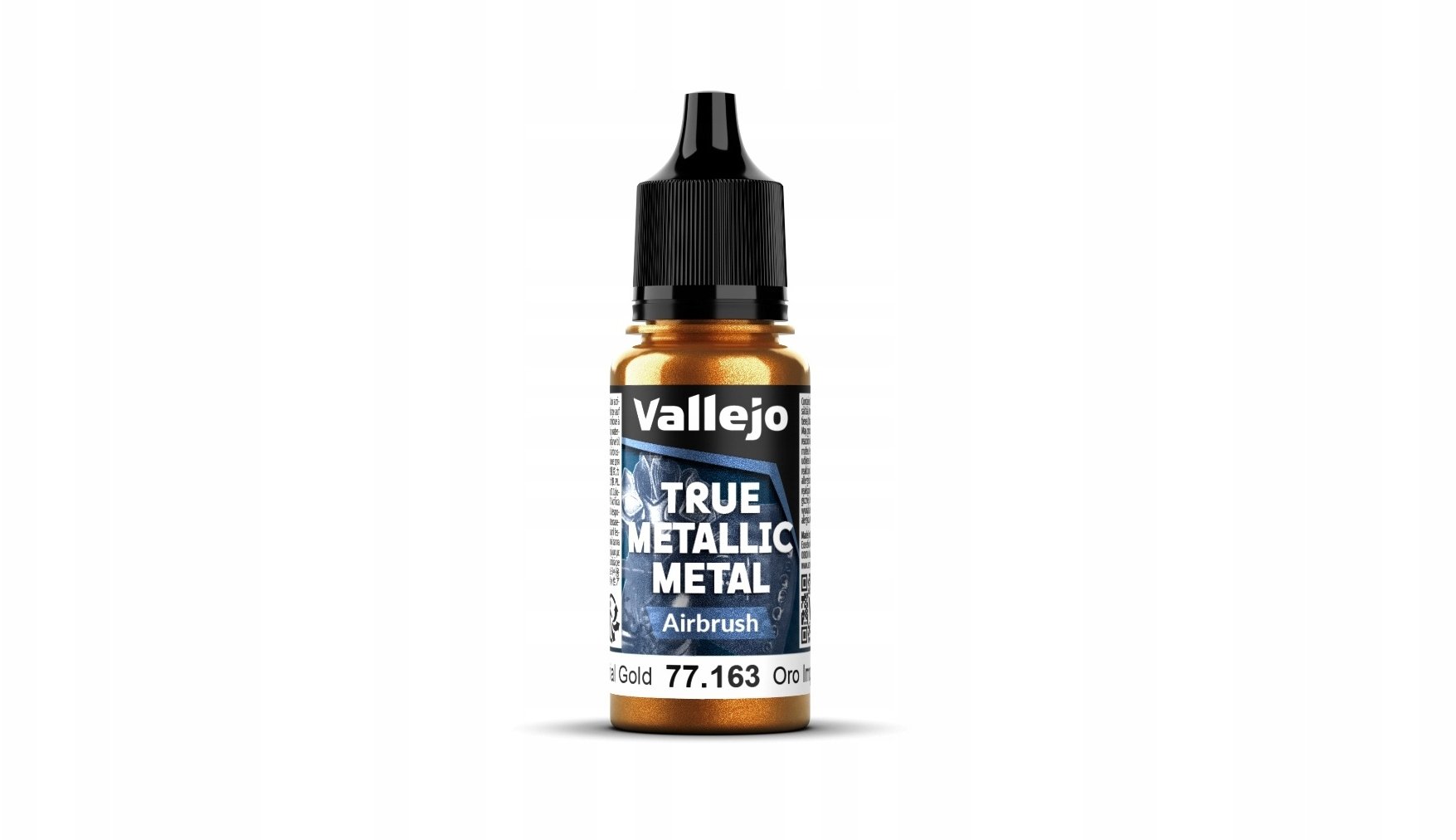 Vallejo Vallejo: 77.163 - True Metallic Metal - Airbrush - Imperial Gold (18 ml)