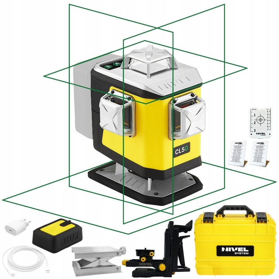 NIVEL SYSTEM CROSS LASER CL5G green beam