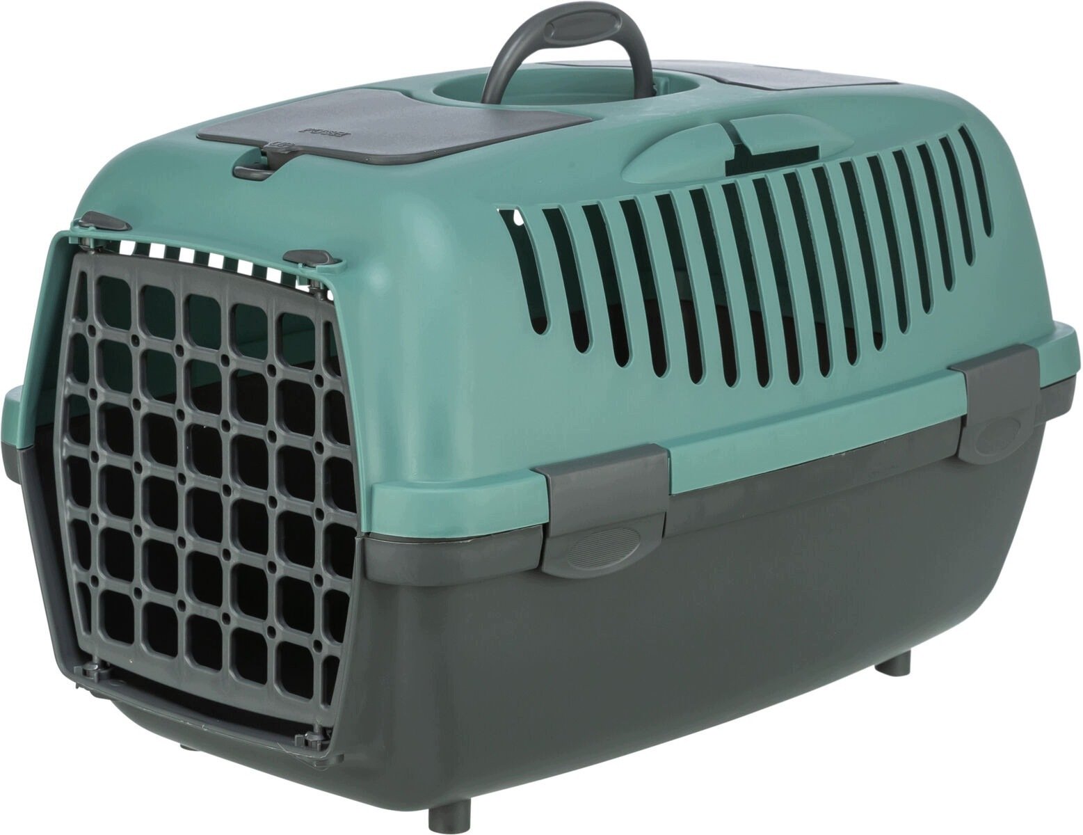 Trixie Transporter Capri 2, dla psa, XS–S: 37 × 34 × 55 cm, ciemnoszaro-petrolowy