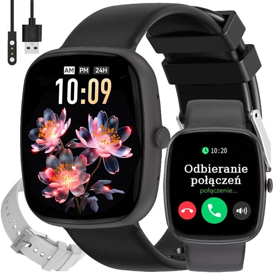 Smartwatch Gravity Zegarek damski SMARTWATCH GRAVITY T18-10 PROF